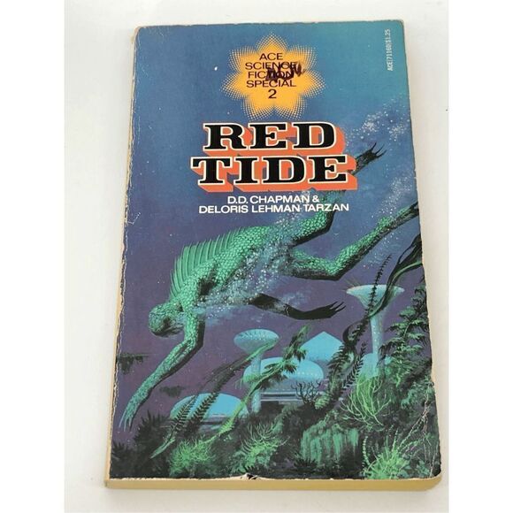 VNT SCI FI Red Tide by Chapman and Tarzan 1975 soft cover BOOK - Picture 1 of 15